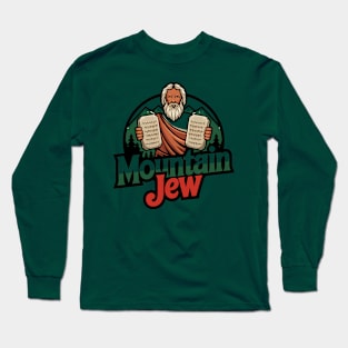 Mountain Jew: Religious and Fun Long Sleeve T-Shirt